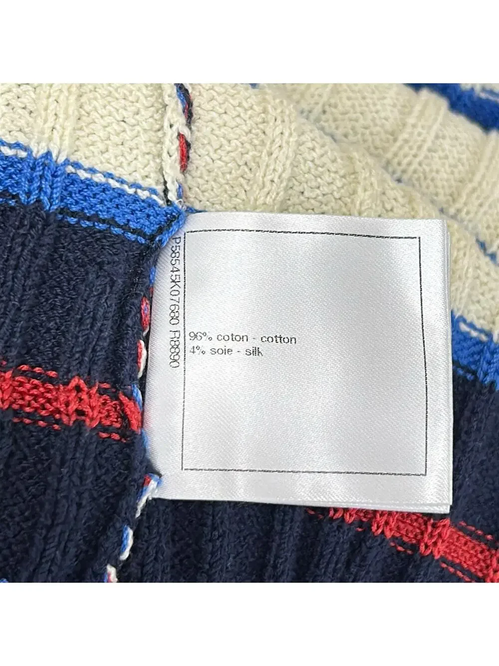 Chanel Dark Navy Cream Multi [Outer #302114C52B